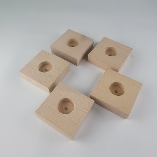 Wooden candlestick candle - wooden,
