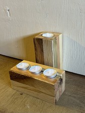 Wooden Tealight Candle Holder