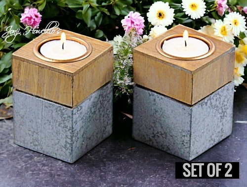 Wood slate effect - slate, tea