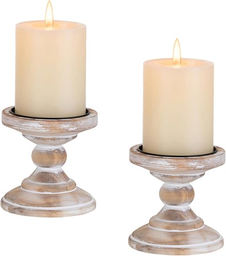 Wooden candle holders for - candle,