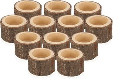 BSTKEY Set of 12 Wooden Tea