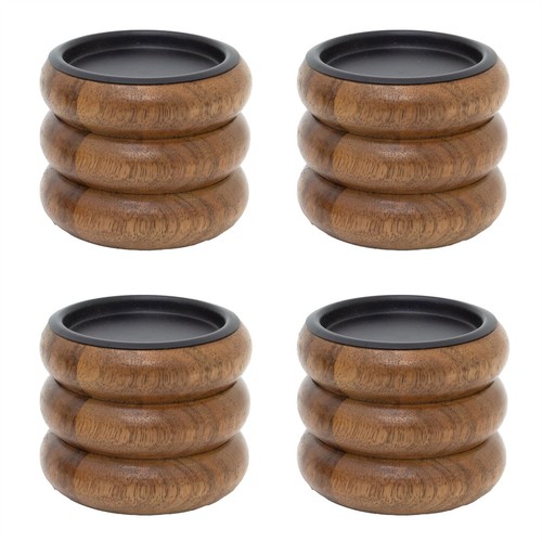 Set walnut pillar candle - walnut,