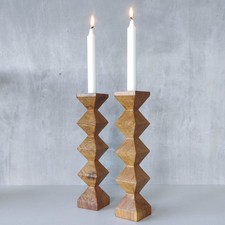 Pair of sculptural tall