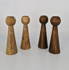 Pair of Rustic Wooden