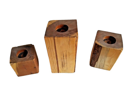 Different size wooden - x3,