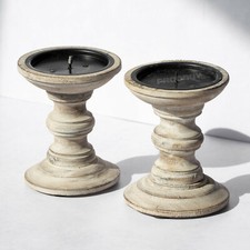 Set of 2 Candle Holders 13cm