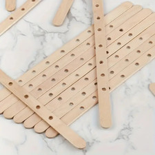 Wooden Candle Wick Holders