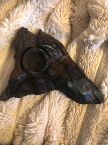 Candle holder driftwood - candle,