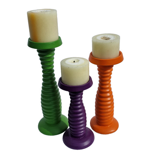 Set turned wood - set, 3