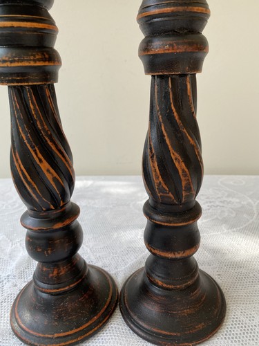 Pair inch resin or wood - of,
